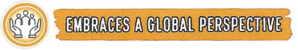 Embraces a Global Perspective